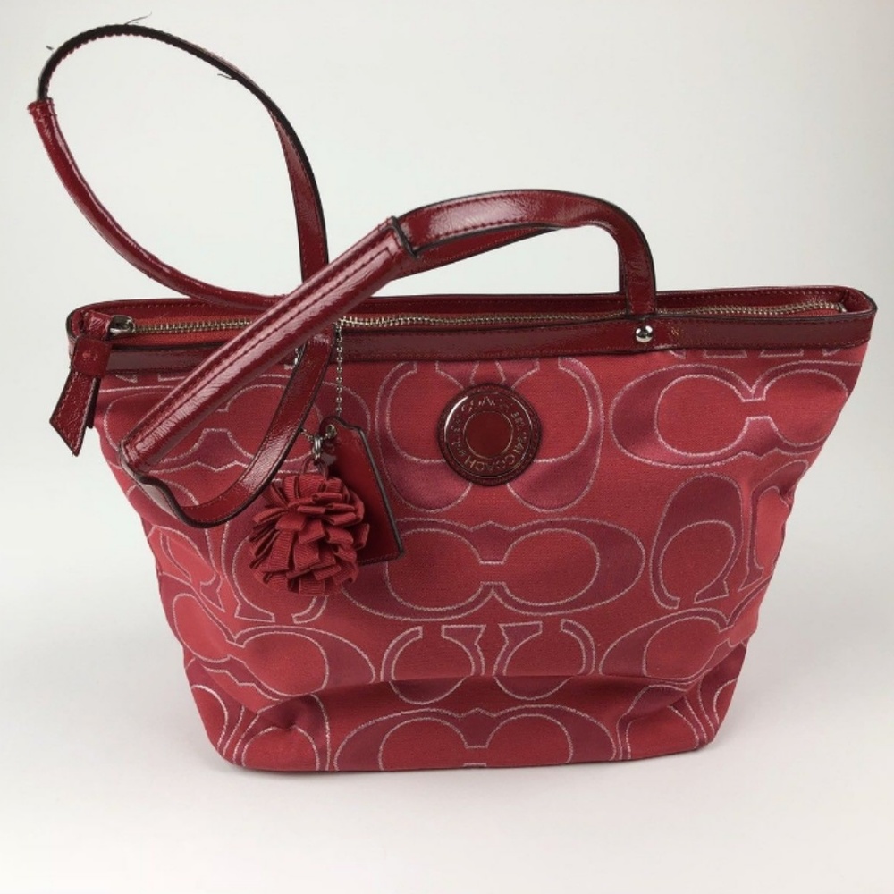 COACH Signature Lurex Outline C